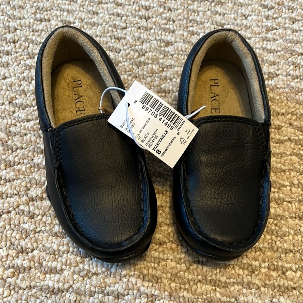 Children’s Place boys dress shoes/ slip on shoe- new with tags- size toddler 8